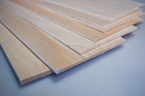 Balsabrettchen 20mm, 1000x100mm, geschliffen