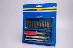 16-tlg. Modellbau - Messersatz