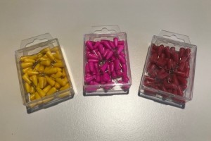 Stoßnadeln 0,6x33mm, 50 Stück Farbauswahl