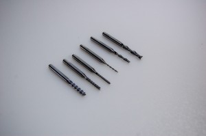 VHM-Fräser 1mm, diamantverzahnt, Nutzlänge 12mm