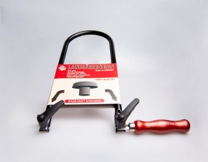 Laubsäge mit Federspannfutter, mit Klemmhebel