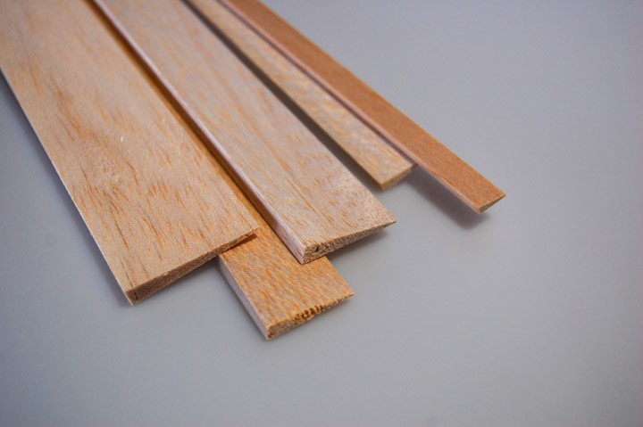 Endleiste 5x25mm, Balsa