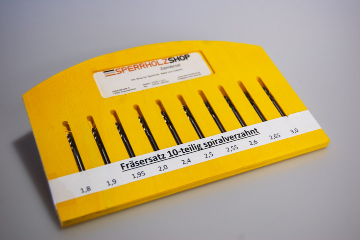 VHM-Fräsersätze, Restposten